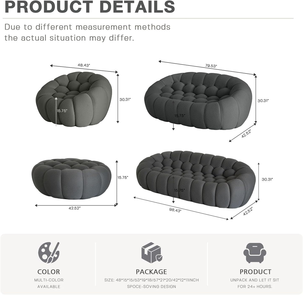 Modern Curved Sofas for Living Room