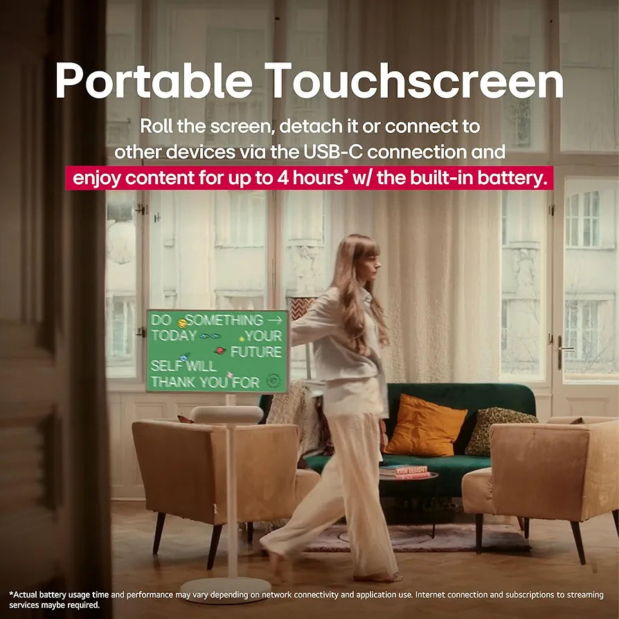 StanbyME 2 MAX 32" 4K HDR Smart LED Portable Touchscreen TV