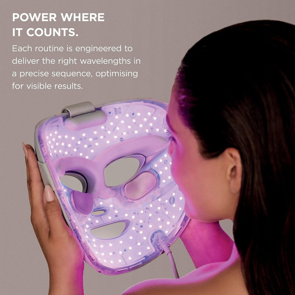 CryoGlow LED Face Mask with Under-Eye Cooling
