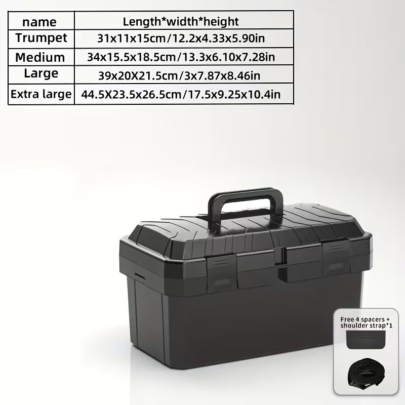 Industrial-grade Waterproof Toolbox, Professional Toolbox Set - Heavy-duty Plastic Case
