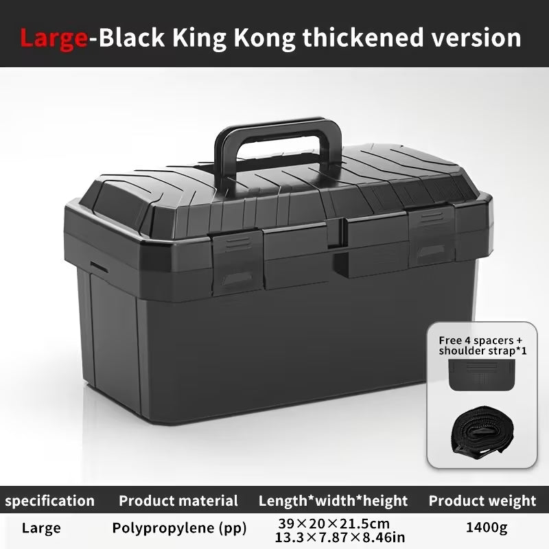 Industrial-grade Waterproof Toolbox, Professional Toolbox Set - Heavy-duty Plastic Case