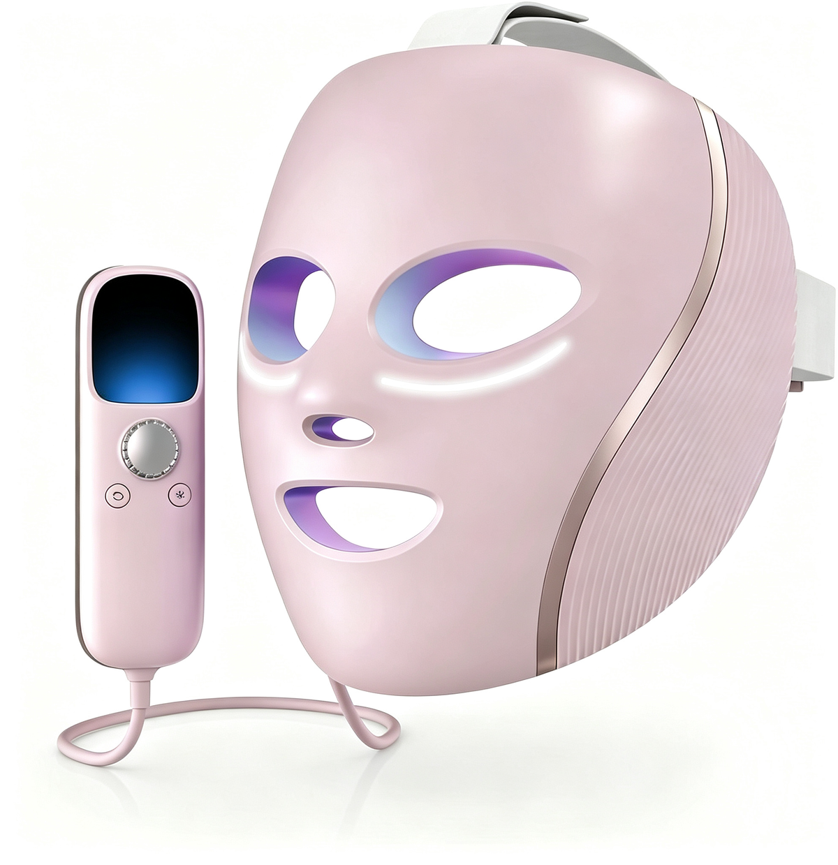 CryoGlow LED Face Mask with Under-Eye Cooling