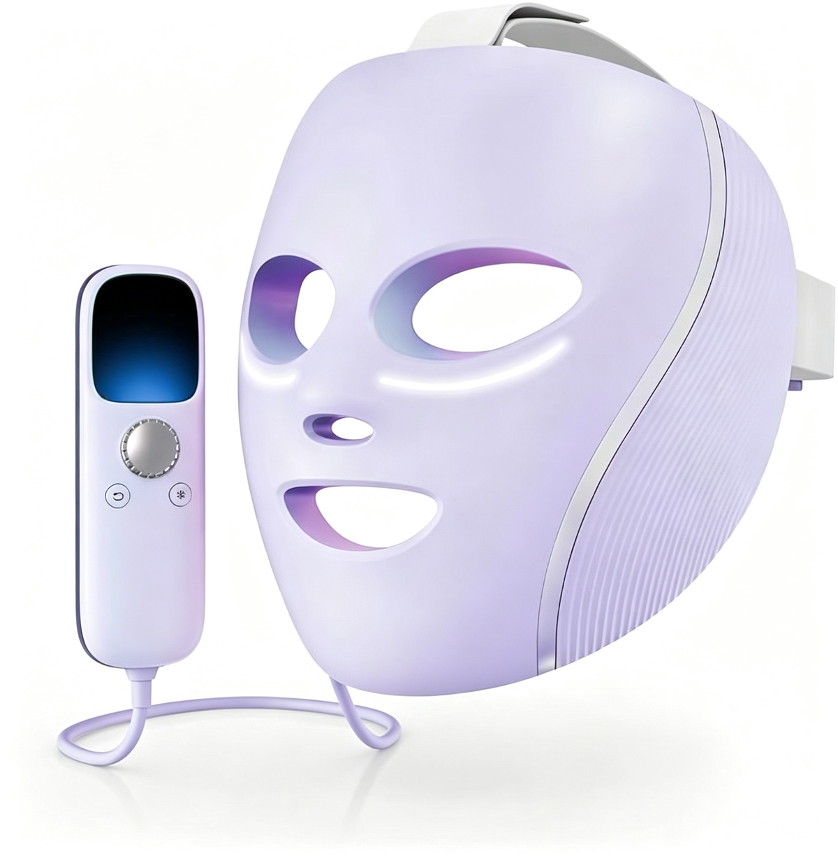 CryoGlow LED Face Mask with Under-Eye Cooling