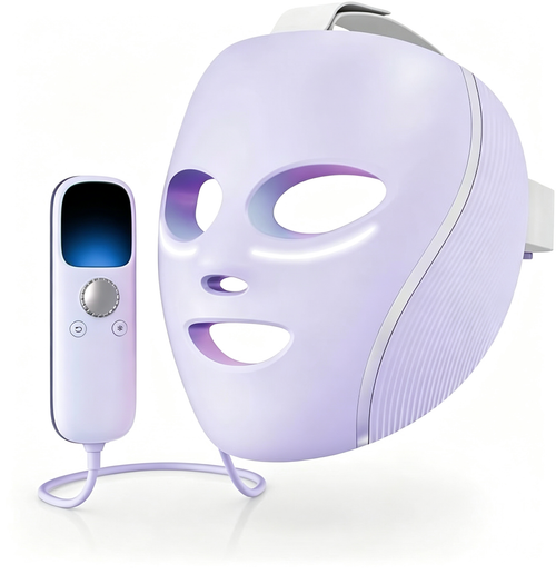 CryoGlow LED Face Mask with Under-Eye Cooling