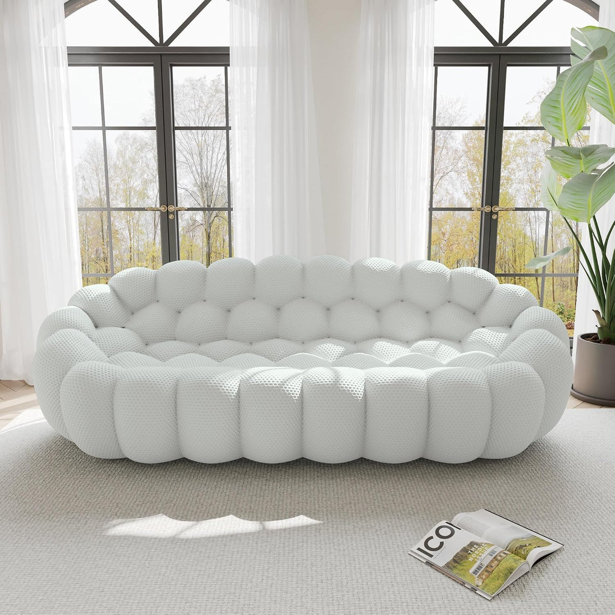 Modern Curved Sofas for Living Room