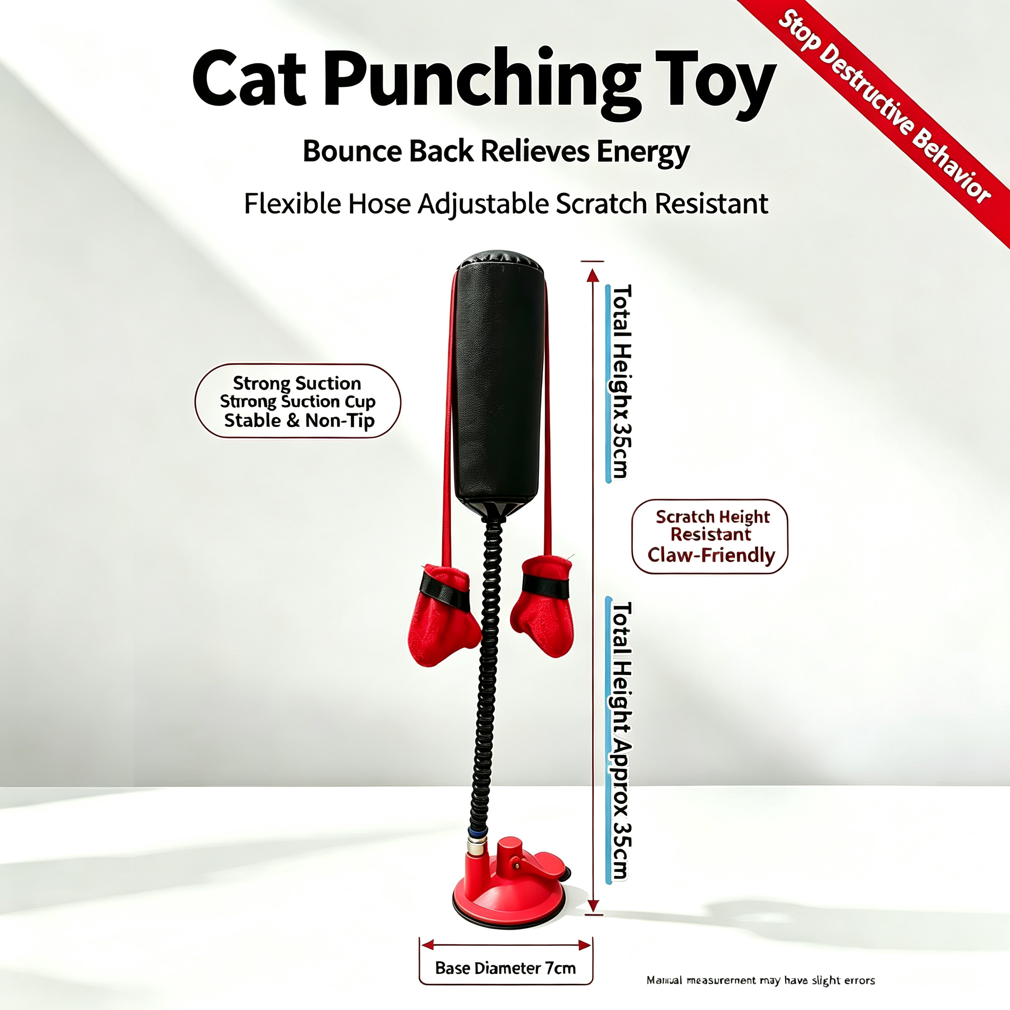 Cat Boxing Gloves Fun Teaser Toy
